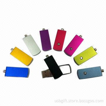 USB flash disk, 4GB popular hotsale gift, swivel UsB flash disk, for promotional gift